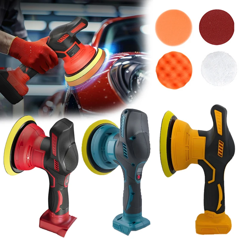 For Makita/Dewalt/Milwaukee 18V Battery Car Polisher Waxing Machine 8 Position Adjustable Electric Waxing Tool Orbital Polisher
For Makita/Dewalt/Milwaukee 18V Battery Car Polisher Waxing Machine 8 Position Adjustable Electric Waxing Tool Orbital Polisher