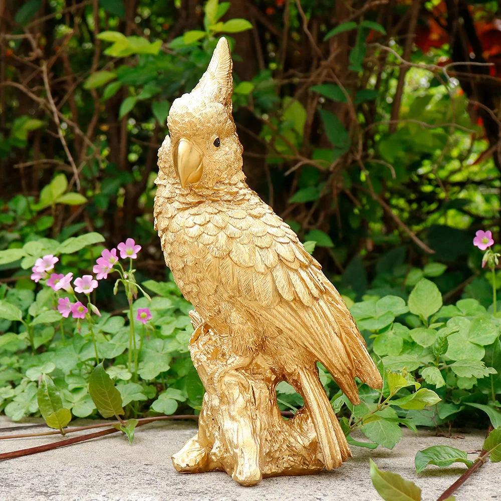 Golden Parrot Resin Sculpture Hand-painted Artistic Craftsmanship Realistic Design Garden Outdoor Decor & Business Gift
Golden Parrot Resin Sculpture Hand-painted Artistic Craftsmanship Realistic Design Garden Outdoor Decor & Business Gift