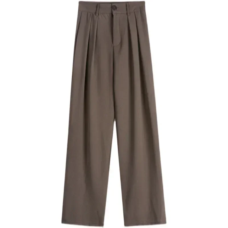 2025 Spring Summer Korean Fashion Office Ladies Pants Women Casual High Waist Elegant Black Straight Suit Trousers New
2025 Spring Summer Korean Fashion Office Ladies Pants Women Casual High Waist Elegant Black Straight Suit Trousers New