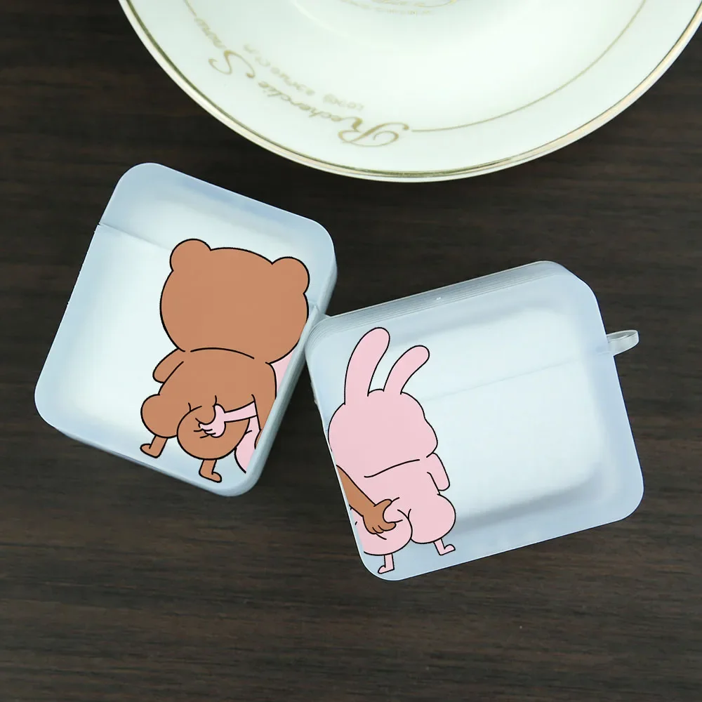 Cartoon Funny Bear Rabbit Couple Case for Airpod 3rd Pro 2 Earphone Case for Airpod 2 1 Soft Clear Covers Bags Accessories Skin
Cartoon Funny Bear Rabbit Couple Case for Airpod 3rd Pro 2 Earphone Case for Airpod 2 1 Soft Clear Covers Bags Accessories Skin