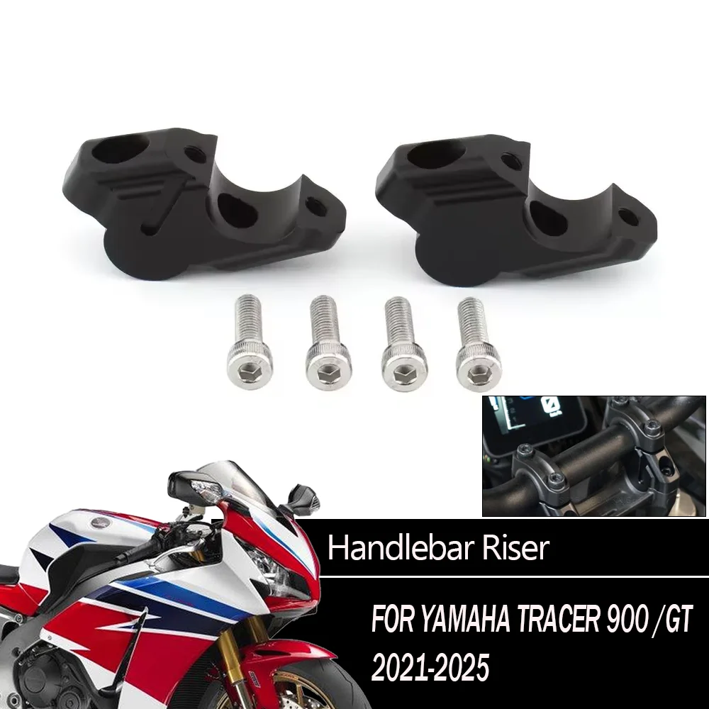 TRACER9 Handle Bar Clamp Extend Adapter Motorcycle Handlebar Riser Drag For Yamaha Tracer 900 /GT MT07 Tenere 700 2021-2024 2025
TRACER9 Handle Bar Clamp Extend Adapter Motorcycle Handlebar Riser Drag For Yamaha Tracer 900 /GT MT07 Tenere 700 2021-2024 2025