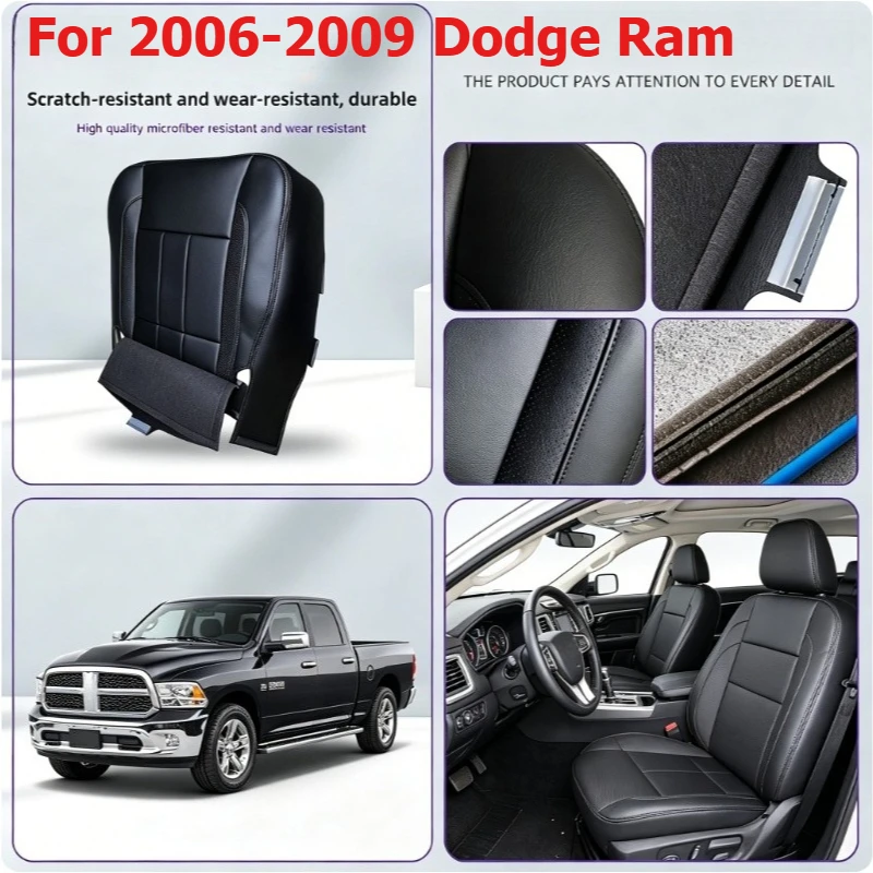 1PCS Custom Seat Covers Driver & Passenger Side Bottom Seat Cover for 2006-2009 Dodge Ram PU Leather Car Replacement Seat Cover
1PCS Custom Seat Covers Driver & Passenger Side Bottom Seat Cover for 2006-2009 Dodge Ram PU Leather Car Replacement Seat Cover