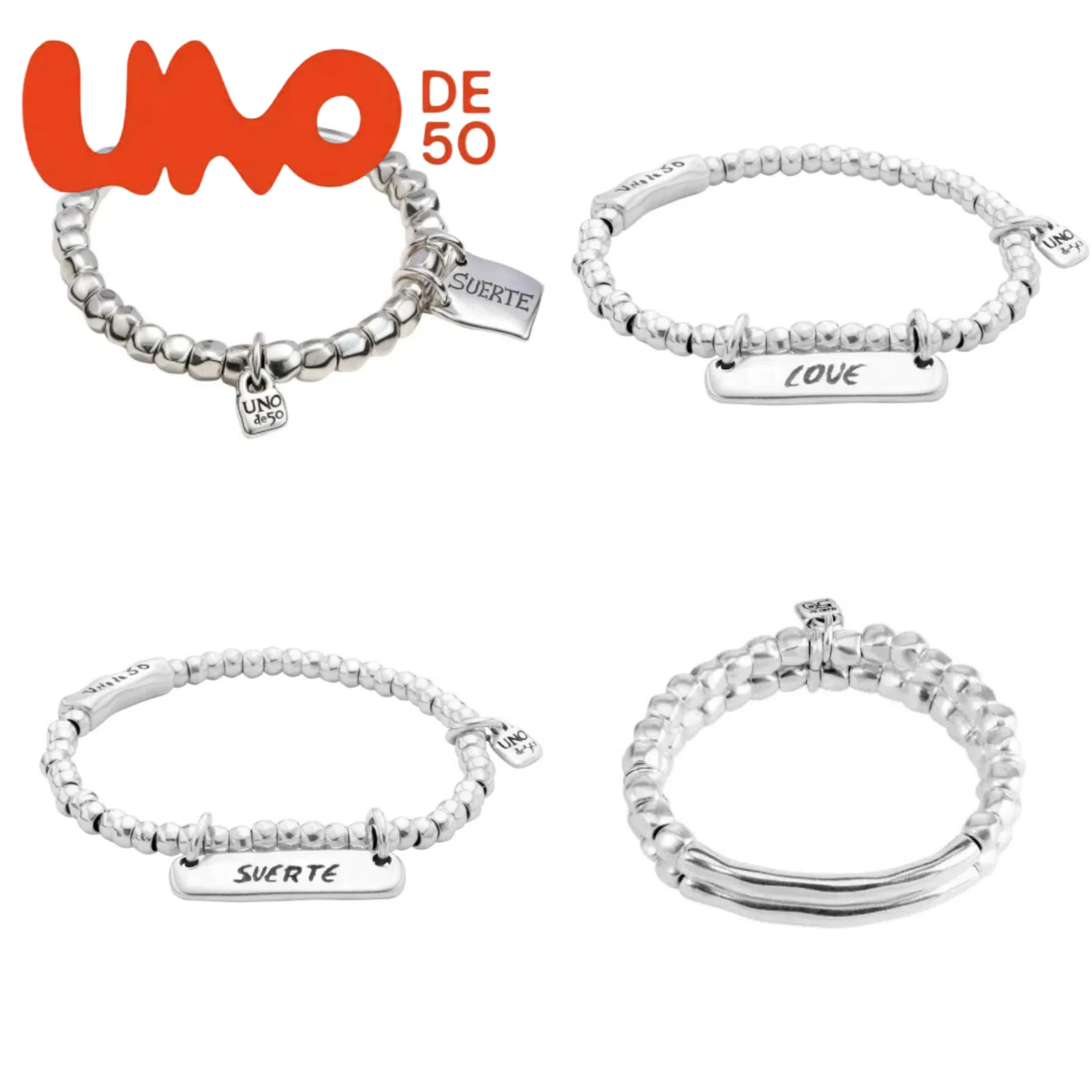 New UNOde50 Bracelet 24K Gold & Silver - Luxury Fashion Jewelry For Elegant Charm
New UNOde50 Bracelet 24K Gold & Silver - Luxury Fashion Jewelry For Elegant Charm