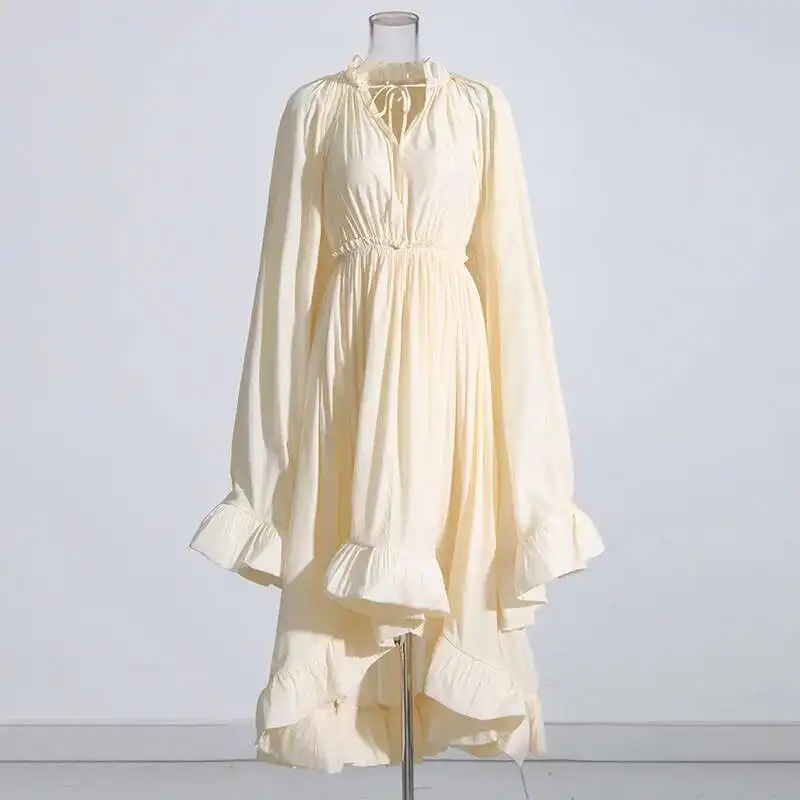 Вечерние платья женские летние осенние плащи с рюшами и длинными рукавами элегантное вечернее платье миди Vestidos
Вечерние платья женские летние осенние плащи с рюшами и длинными рукавами элегантное вечернее платье миди Vestidos