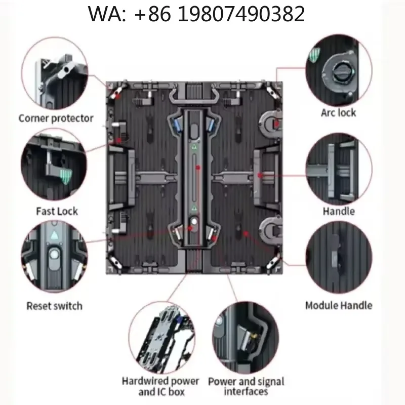 500X500mm P3.91 Outdoor Rental LED Display SMD Full Color Waterproof Screen For Event Stage Advertising Background
500X500mm P3.91 Outdoor Rental LED Display SMD Full Color Waterproof Screen For Event Stage Advertising Background