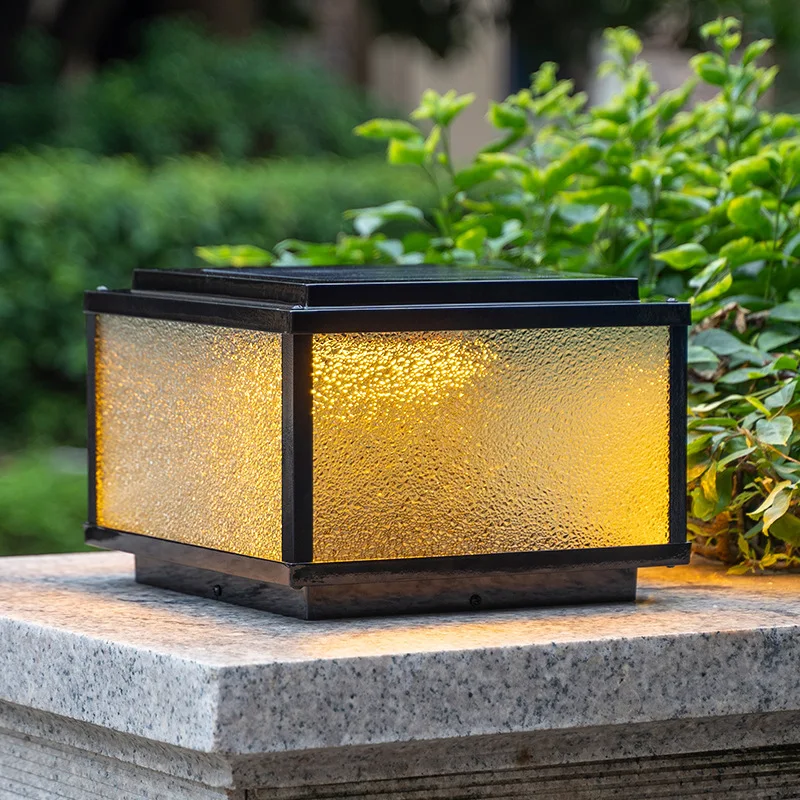 Modern Outdoor LED Solar Pillar Lights IP65 Waterproof Fence Light For Courtyard & Villa Garden Aluminum Glass Black E27
Modern Outdoor LED Solar Pillar Lights IP65 Waterproof Fence Light For Courtyard & Villa Garden Aluminum Glass Black E27