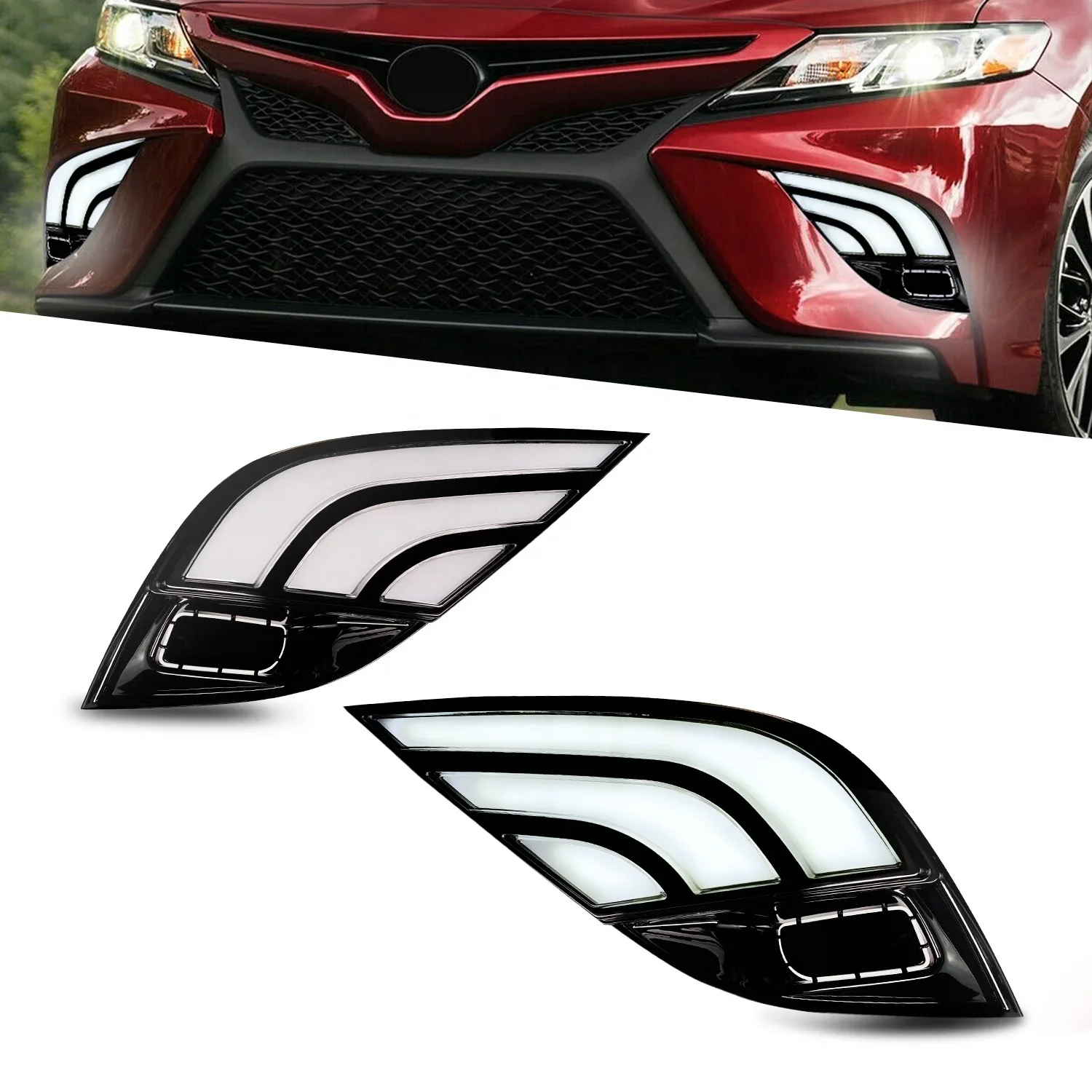 Factory IP67 Waterproof Driving Light+turning sinal Led Fog Lamp fit for Camry 2018-2021 fog light
Factory IP67 Waterproof Driving Light+turning sinal Led Fog Lamp fit for Camry 2018-2021 fog light