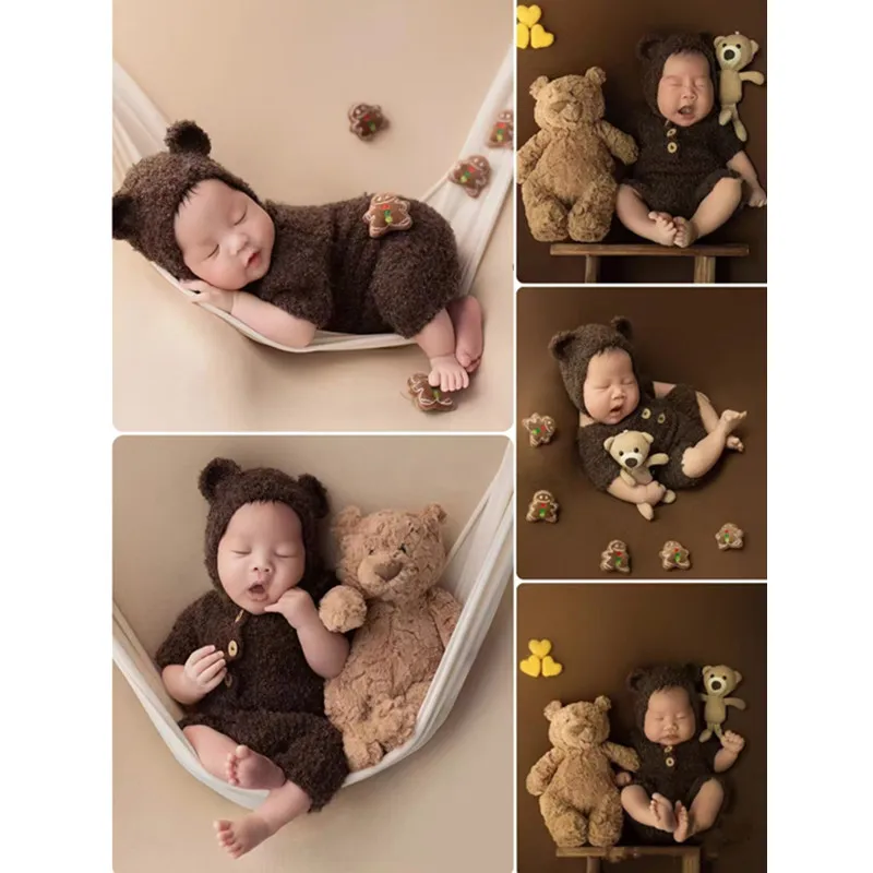 ❤️ Одежда для фотосъемки новорожденных, шляпа с медведем + комбинезоны, 2 шт./компл., студийный реквизит для детской фотосессии, аксессуары, одежда, наряды для фотосъемки
❤️ Одежда для фотосъемки новорожденных, шляпа с медведем + комбинезоны, 2 шт./компл., студийный реквизит для детской фотосессии, аксессуары, одежда, наряды для фотосъемки