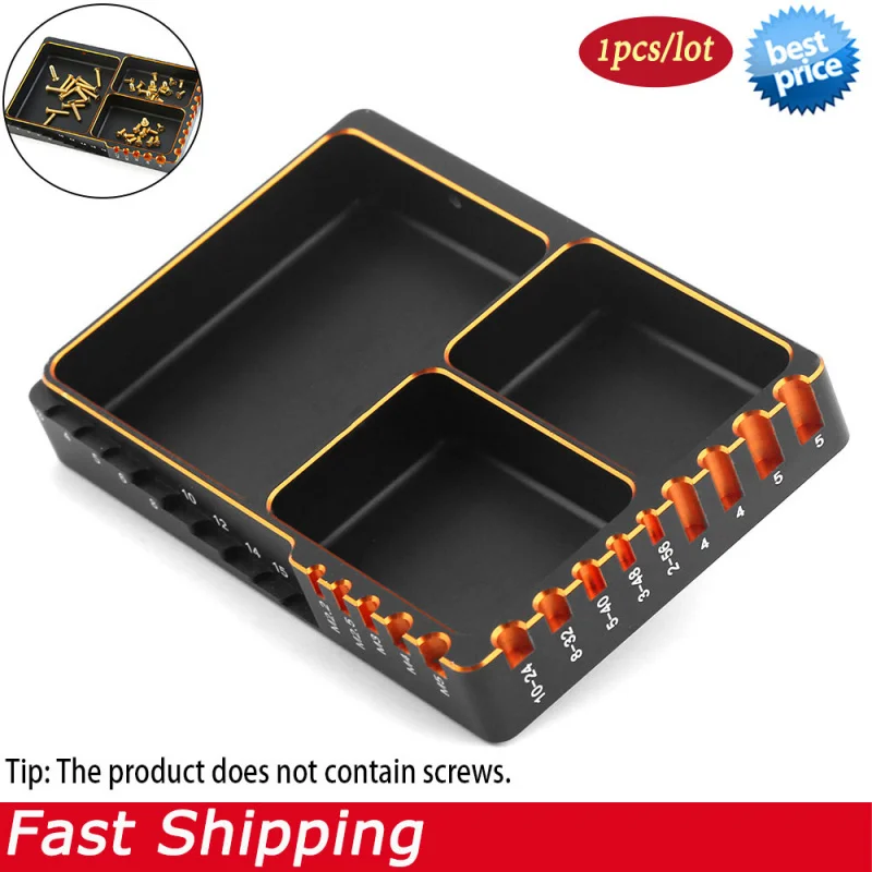 Metal RC Car Multifunctional Screw Storage Tray Tool for 1/10 RC Car Boat Airplane Model HSP
Metal RC Car Multifunctional Screw Storage Tray Tool for 1/10 RC Car Boat Airplane Model HSP