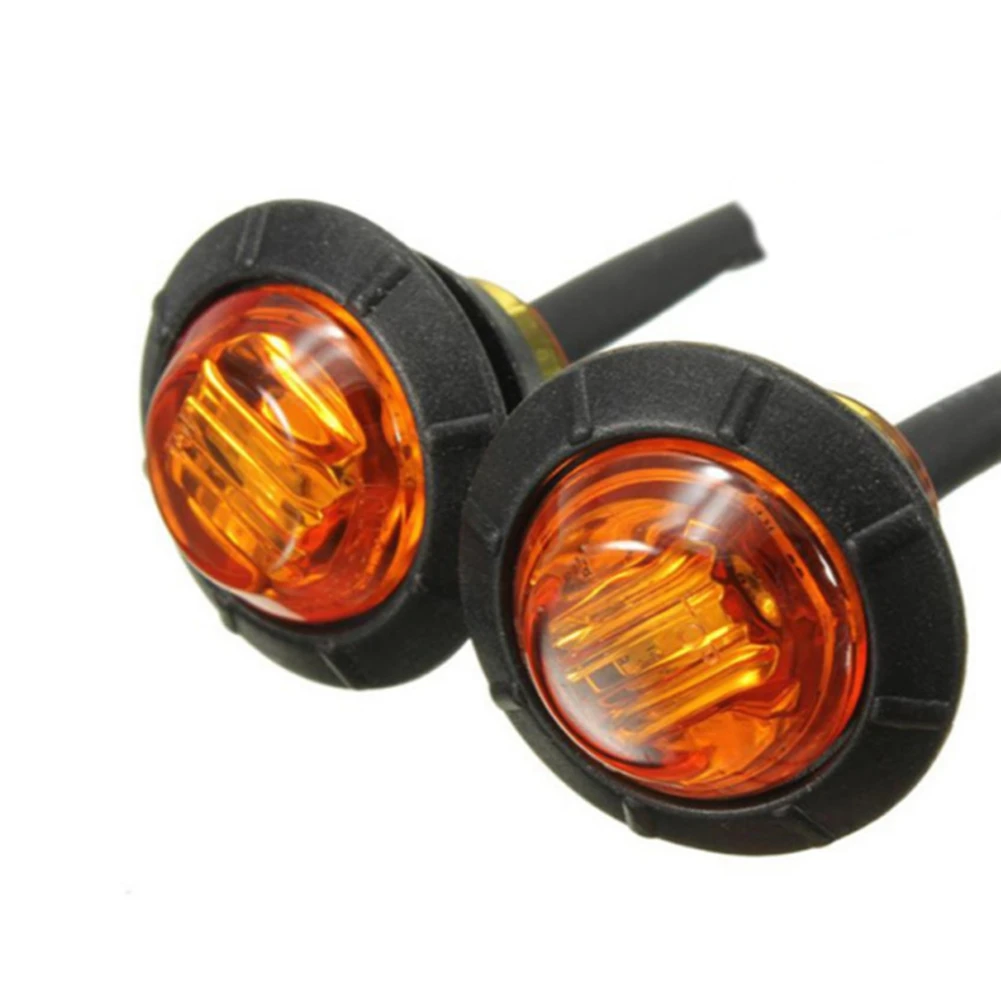 A95E-Side Marker Lights For Trailer Truck SUV ATV RV Bus Signal Lamps Small Round Amber Lights
A95E-Side Marker Lights For Trailer Truck SUV ATV RV Bus Signal Lamps Small Round Amber Lights