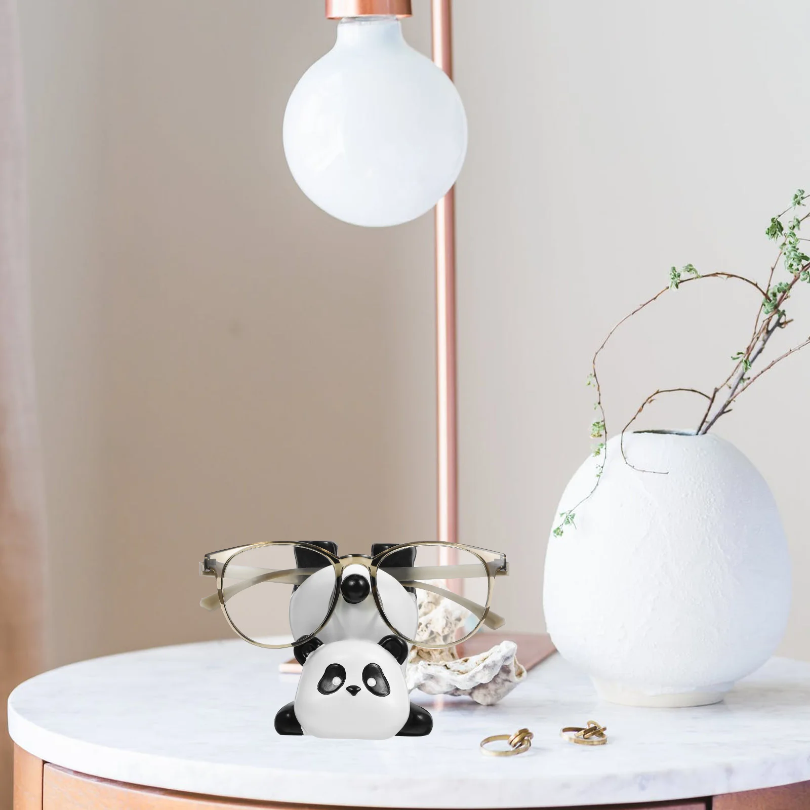 Panda Glasses Holder Resin Animal Eyeglass Holder Stand Desk Sunglasses Display Decorative Panda Statue for Home Office
Panda Glasses Holder Resin Animal Eyeglass Holder Stand Desk Sunglasses Display Decorative Panda Statue for Home Office