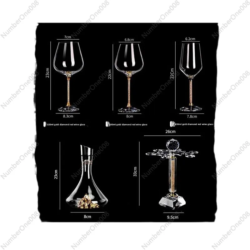 Набор хрустальных бокалов для вина с графином, коллекция посуды с алмазной огранкой
Набор хрустальных бокалов для вина с графином, коллекция посуды с алмазной огранкой