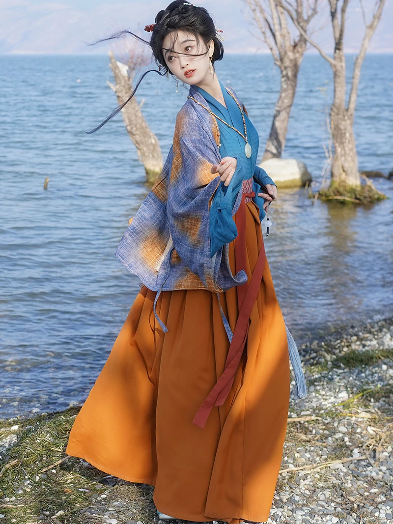 Повседневная одежда Tanglan Song Hanfu Set Женский широкий све Eight Breaks Sle Весенняя коллекция Традиционная китайская одежда Ансамбль
Повседневная одежда Tanglan Song Hanfu Set Женский широкий све Eight Breaks Sle Весенняя коллекция Традиционная китайская одежда Ансамбль