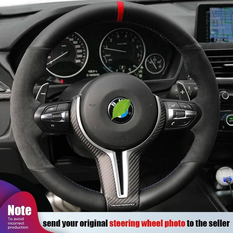 DIY Hand Sewing Alcantara Car Steering Wheel Cover for BMW M Sport F87 F80 F82 F12 F13 F86 F33 F30 M2 M3 M4 M5 M6 X6 X5
DIY Hand Sewing Alcantara Car Steering Wheel Cover for BMW M Sport F87 F80 F82 F12 F13 F86 F33 F30 M2 M3 M4 M5 M6 X6 X5
