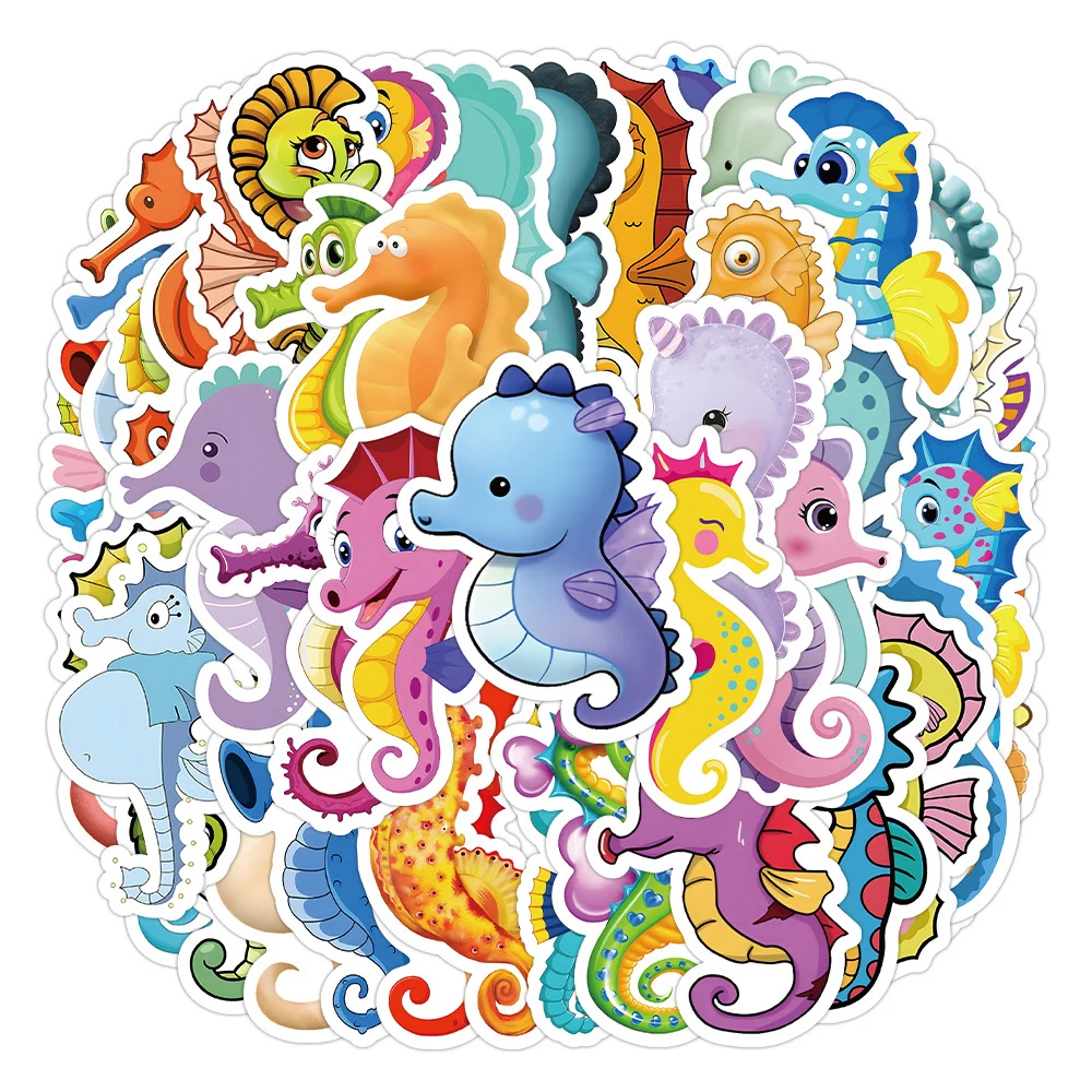 10/30/52pcs Cartoon Colorful Seahorse Hippocampus Japonicus Graffiti Sticker DIY Laptop Bicycle Luggage Cute Sticker Wholesale
10/30/52pcs Cartoon Colorful Seahorse Hippocampus Japonicus Graffiti Sticker DIY Laptop Bicycle Luggage Cute Sticker Wholesale