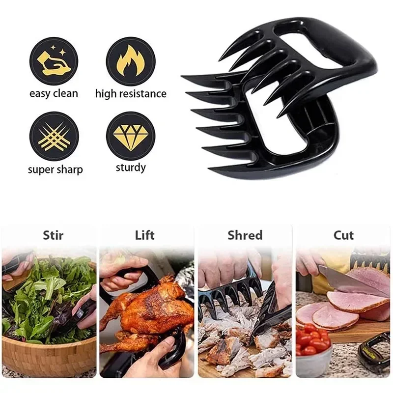 Food-Grade Pp Kitchen Meat Divider, Meat Claw Chopper, Bear Claw Type Fruit And Vegetable Slicer, Kitchenware
Food-Grade Pp Kitchen Meat Divider, Meat Claw Chopper, Bear Claw Type Fruit And Vegetable Slicer, Kitchenware