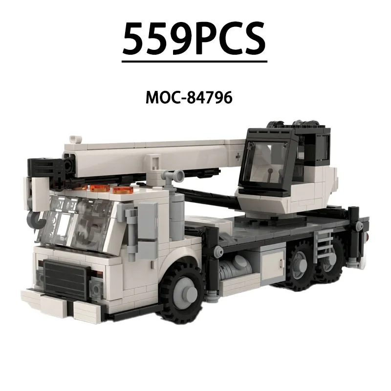 Конструктор MOC-84796: Модель автокрана, 559 деталей, развивающая игрушка для детей, подарок на День рождения, Рождество, Новый год
Конструктор MOC-84796: Модель автокрана, 559 деталей, развивающая игрушка для детей, подарок на День рождения, Рождество, Новый год