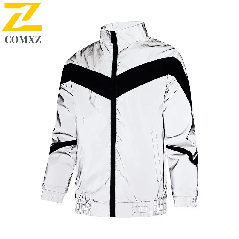 2025 Mens Reflective Jacket Performance costumes Casual Fashion Waterproof Bicycle Mountaineering Windbreaker Trendy Male Coat
2025 Mens Reflective Jacket Performance costumes Casual Fashion Waterproof Bicycle Mountaineering Windbreaker Trendy Male Coat