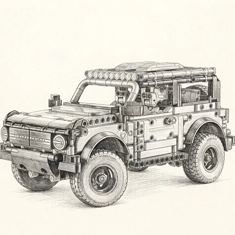 2026 New 943 Pcs Mechanical Gear Building Blocks SUV Car Model Kit Educational Toy Kids Birthday Christmas Gift
2026 New 943 Pcs Mechanical Gear Building Blocks SUV Car Model Kit Educational Toy Kids Birthday Christmas Gift