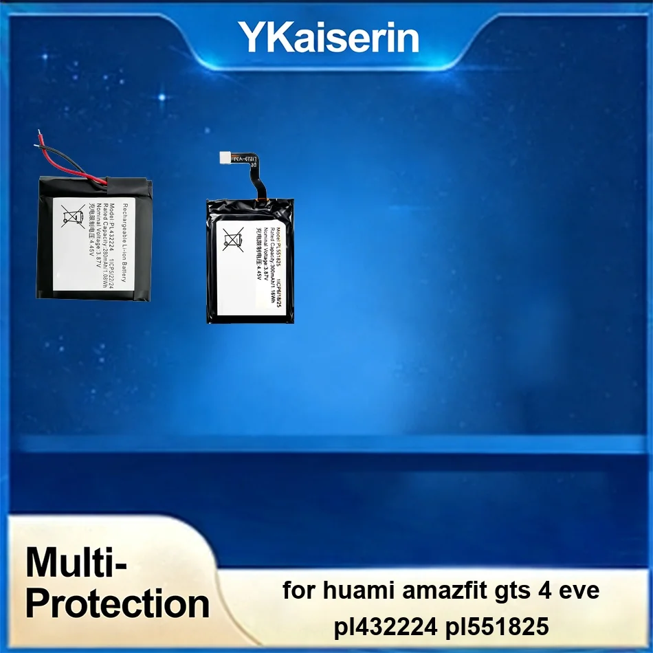 Watch Battery Safe 280-300mAh For Huami Amazfit Gts 4 For Eve PL432224 PL551825
Watch Battery Safe 280-300mAh For Huami Amazfit Gts 4 For Eve PL432224 PL551825