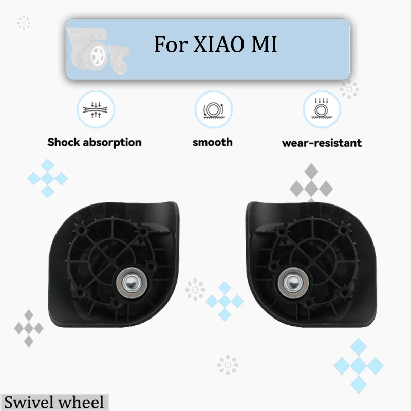 For XIAO MI 90 Double Ball Bearing Spinner Wheels - Ultra-Smooth 360° Movement Suitable For Suitcase Replacement
For XIAO MI 90 Double Ball Bearing Spinner Wheels - Ultra-Smooth 360° Movement Suitable For Suitcase Replacement