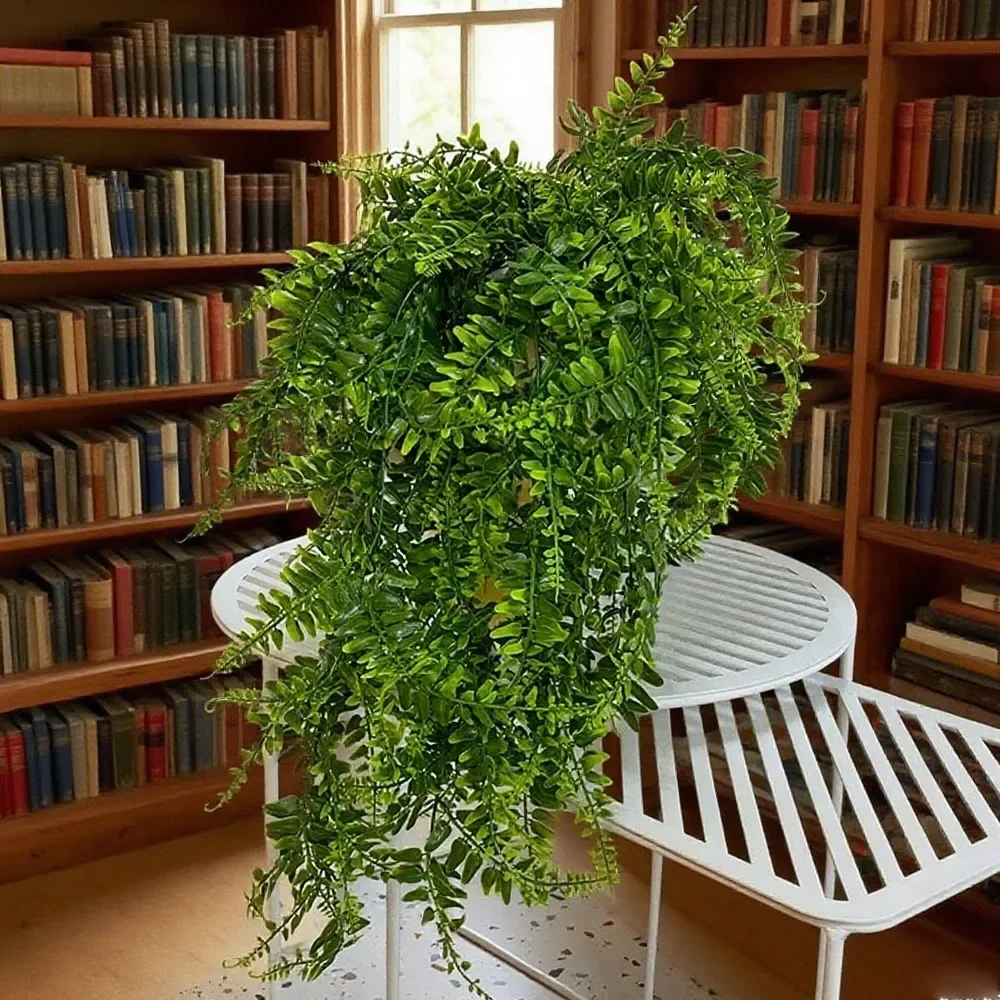 8pcs Persian Fern Leaves Vines Home Room Decor Hanging Artificial Plant Plastic Leaf Grass Wedding Party Wall Balcony Decoration
8pcs Persian Fern Leaves Vines Home Room Decor Hanging Artificial Plant Plastic Leaf Grass Wedding Party Wall Balcony Decoration