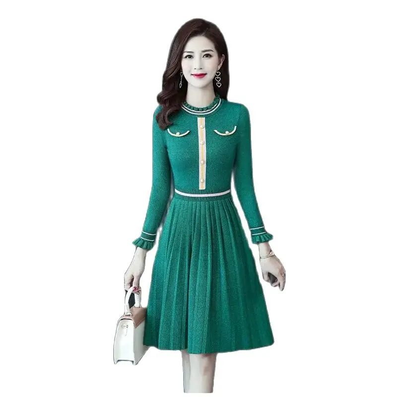 Temperament Women's Autumn And Winter 2024 New Mid-Length Bottoming With A-Line Dresses Sweater Dress Long-Sleeved Knit Dress
Temperament Women's Autumn And Winter 2024 New Mid-Length Bottoming With A-Line Dresses Sweater Dress Long-Sleeved Knit Dress