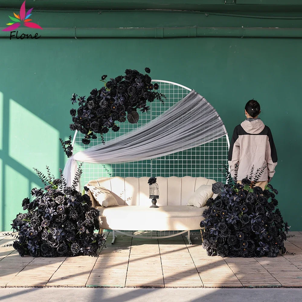 Black Fleurs Artificielles Decor Wedding Event Backdrop Flowers Decoration Custom Rose Floral Arrangement Decor Props HY2561
Black Fleurs Artificielles Decor Wedding Event Backdrop Flowers Decoration Custom Rose Floral Arrangement Decor Props HY2561