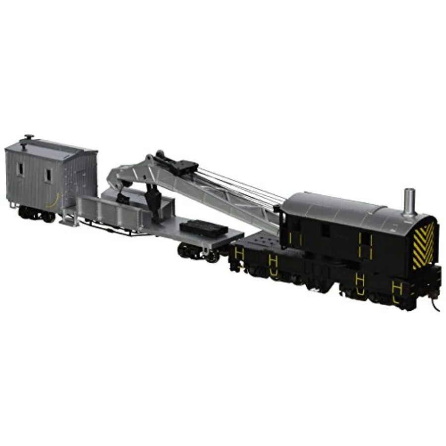 HO Scale 250-Ton Steam Crane Boom Tender for railway modeling, metal and plastic construction, gray-green paint finish, highly
HO Scale 250-Ton Steam Crane Boom Tender for railway modeling, metal and plastic construction, gray-green paint finish, highly