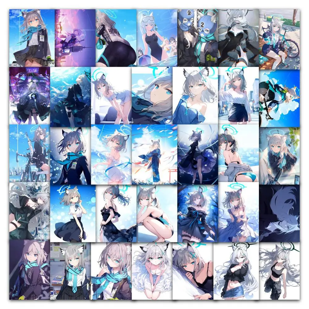 10/60PCS Sunaookami Shiroko Stickers Blue Archive Cartoon Animation Graffiti Cute Girl Sticker Laptop Guitar Bike Skateboard
10/60PCS Sunaookami Shiroko Stickers Blue Archive Cartoon Animation Graffiti Cute Girl Sticker Laptop Guitar Bike Skateboard
