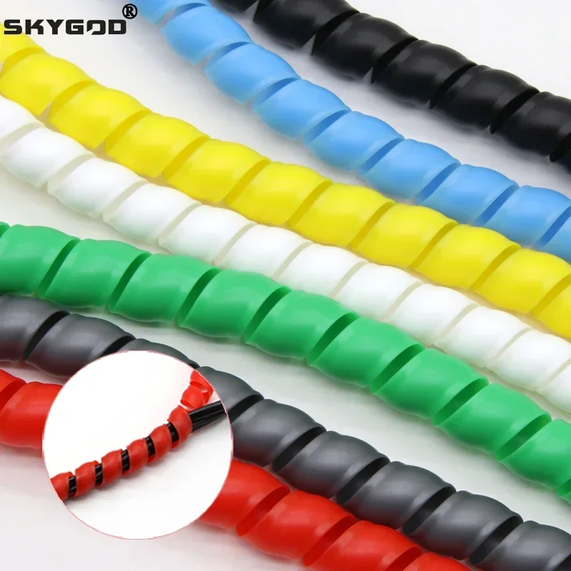 2/5/10Meters 8mm ~ 40mm Line Organizer Pipe Protection Flexible Spiral Wrap Winding Cable Wire Protector Cable Sleeve Cover Tube
2/5/10Meters 8mm ~ 40mm Line Organizer Pipe Protection Flexible Spiral Wrap Winding Cable Wire Protector Cable Sleeve Cover Tube