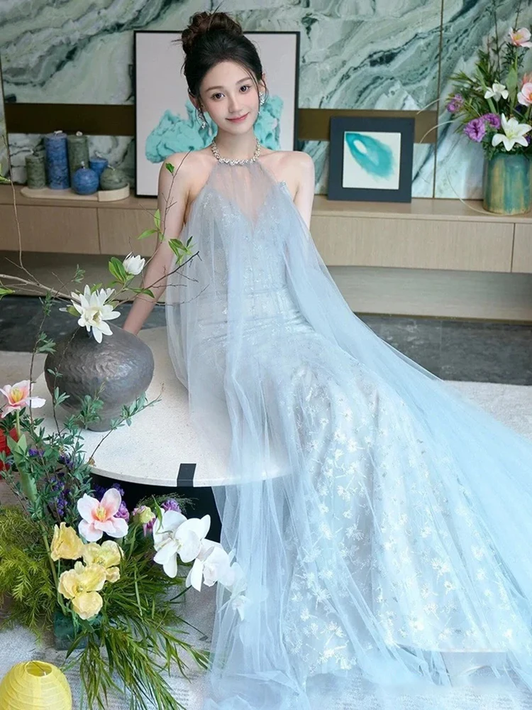 Синий свадебный утренний халат Ele Blue: Драпированное платье с завышенной талией для женщин – Изысканное ощущение роскоши
Синий свадебный утренний халат Ele Blue: Драпированное платье с завышенной талией для женщин – Изысканное ощущение роскоши