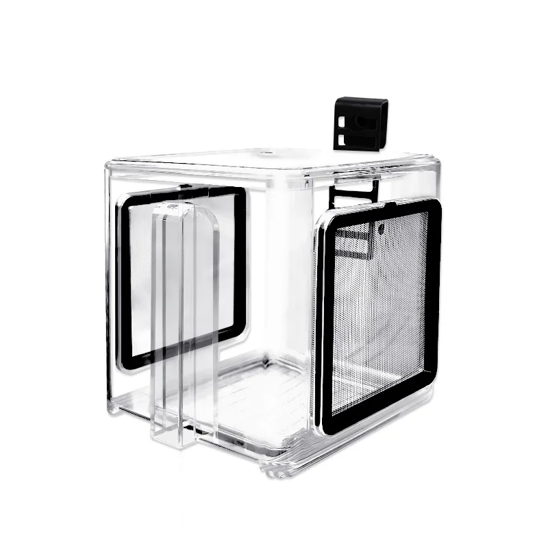 Acrylic Fish Tank Isolation Box, Pneumatic Spawning and Hatching Box, Ornamental Fish Breeding Box, Stainless Steel Mesh
Acrylic Fish Tank Isolation Box, Pneumatic Spawning and Hatching Box, Ornamental Fish Breeding Box, Stainless Steel Mesh