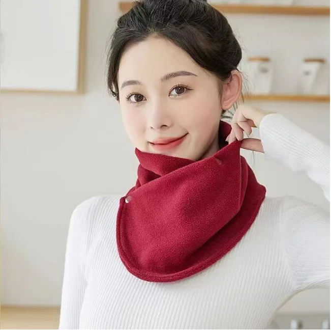 Winter Fleece Neck Warmer Scarf Thickened Warm Windproof Double Button Multi Functional for Riding and Outdoor
Winter Fleece Neck Warmer Scarf Thickened Warm Windproof Double Button Multi Functional for Riding and Outdoor