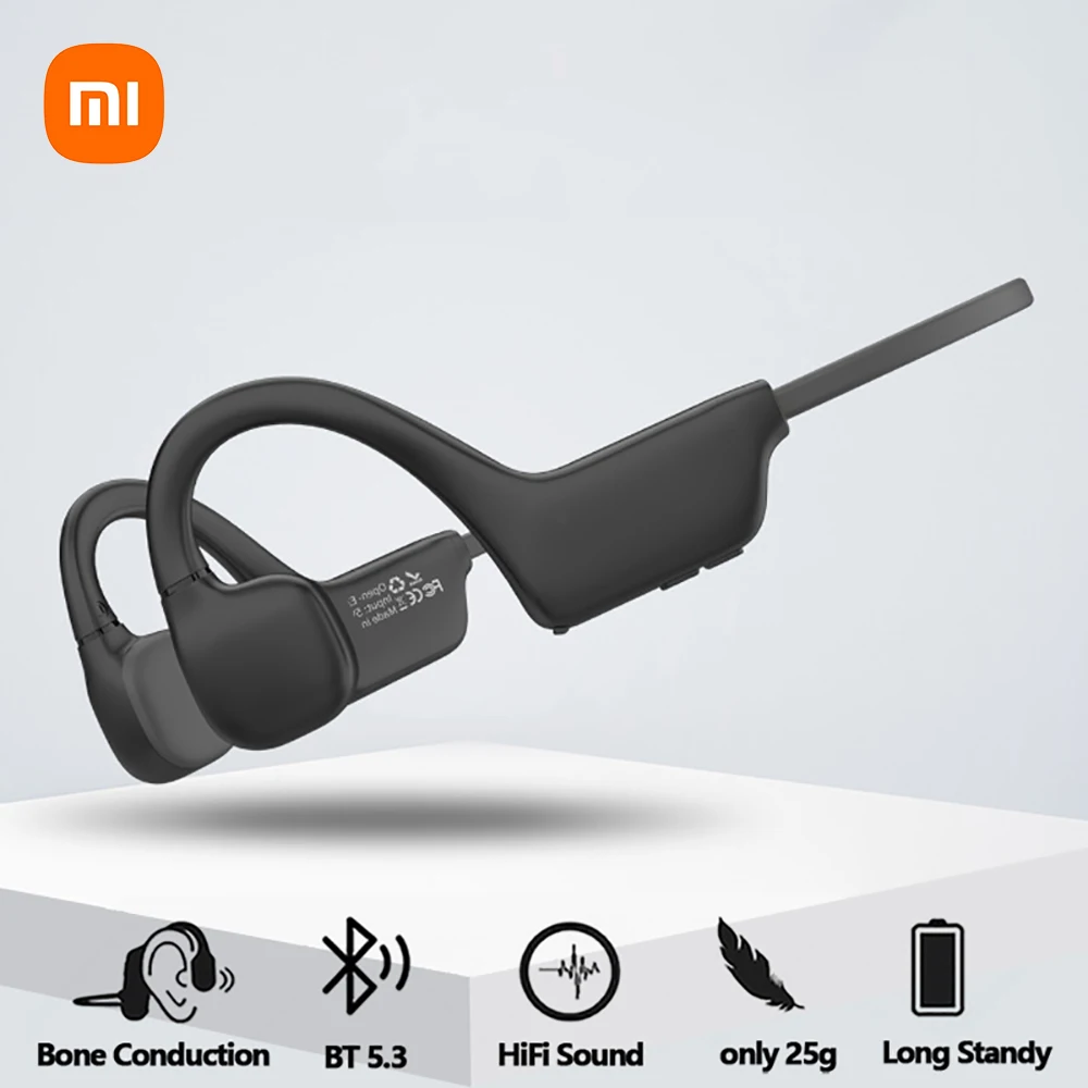 Xiaomi Mijia Bone Conductive Earphones Bluetooth 5.2 Open Headphones Wireless Sports Headset IPX5 Waterproof Earhooks Headworn
Xiaomi Mijia Bone Conductive Earphones Bluetooth 5.2 Open Headphones Wireless Sports Headset IPX5 Waterproof Earhooks Headworn