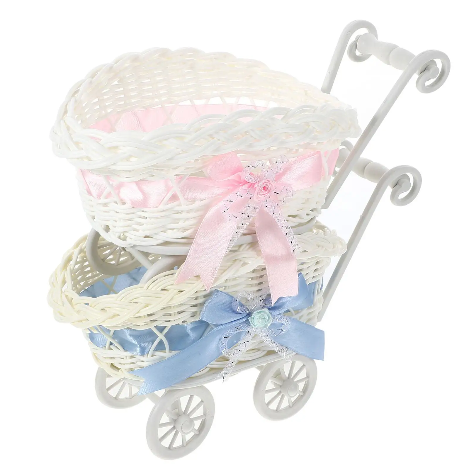 2Pcs Rattan Style Cart Baskets Handwoven Wedding Favors Flower Small Candy Storage Decor Baby Shower Gifts Party Decorations
2Pcs Rattan Style Cart Baskets Handwoven Wedding Favors Flower Small Candy Storage Decor Baby Shower Gifts Party Decorations