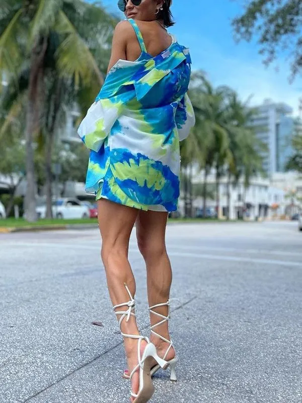 Осенний костюм-двойка с принтом: рубашка с длинным рукавом и повседневные брюки из ПВХ с низкой талией для женщин среднего возраста
Осенний костюм-двойка с принтом: рубашка с длинным рукавом и повседневные брюки из ПВХ с низкой талией для женщин среднего возраста