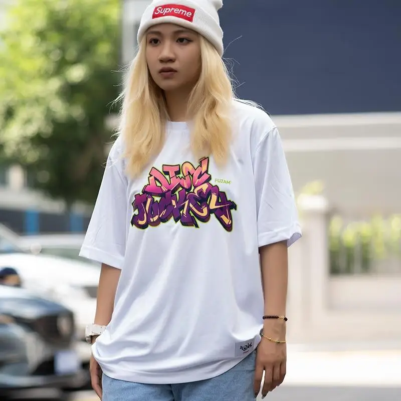 American Street Five Elements Graffiti Street Dance Skateboard Cotton Printing Loose Short Sleeves
American Street Five Elements Graffiti Street Dance Skateboard Cotton Printing Loose Short Sleeves