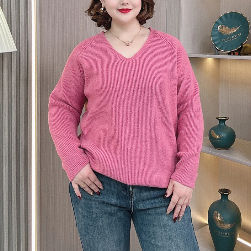 3XL PLUS SIZE Women's Sweater Autumn Winter Stylish Thicken V-Neck Knit Pullover Jumpers 700
3XL PLUS SIZE Women's Sweater Autumn Winter Stylish Thicken V-Neck Knit Pullover Jumpers 700