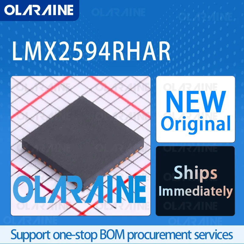 1/5/10Pcs LMX2594RHAR VQFN-40 original ic chip Phase-locked loops-PLLs 1 Circuit Frequency range 10 MHz to 15 GHz Voltage-3.45 V
1/5/10Pcs LMX2594RHAR VQFN-40 original ic chip Phase-locked loops-PLLs 1 Circuit Frequency range 10 MHz to 15 GHz Voltage-3.45 V