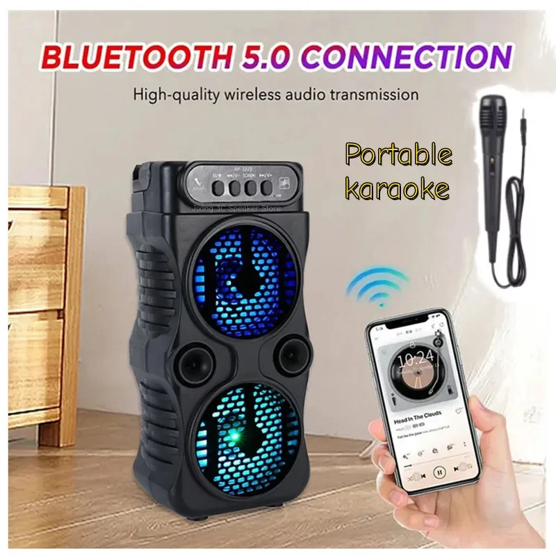 Caixa De Som Открытый портативный караоке-машина Беспроводной Bluetooth-динамик Музыкальный центр Саундбар Square Dance Сабвуфер MP3-плеер
Caixa De Som Открытый портативный караоке-машина Беспроводной Bluetooth-динамик Музыкальный центр Саундбар Square Dance Сабвуфер MP3-плеер