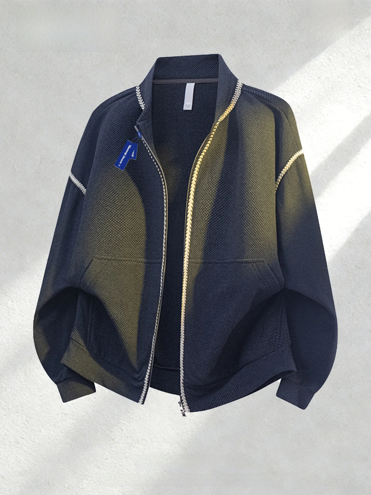 Мужская толстовка-кардиган Wassup Dozen Heavyweight 2026 New Baseball Collar Spring Open с молнией, свободного кроя, в стиле колор-блок
Мужская толстовка-кардиган Wassup Dozen Heavyweight 2026 New Baseball Collar Spring Open с молнией, свободного кроя, в стиле колор-блок
