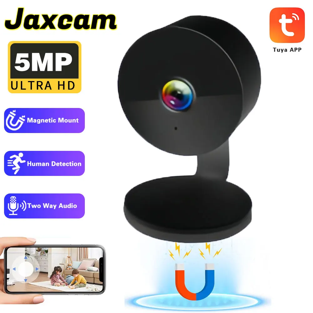 5MP Magnetic Tuya Camera Wireless Mini Two-way Audio Color Night Vision Wifi Baby Monitor Cam Outdoor Wateproof CCTV Video Surve
5MP Magnetic Tuya Camera Wireless Mini Two-way Audio Color Night Vision Wifi Baby Monitor Cam Outdoor Wateproof CCTV Video Surve