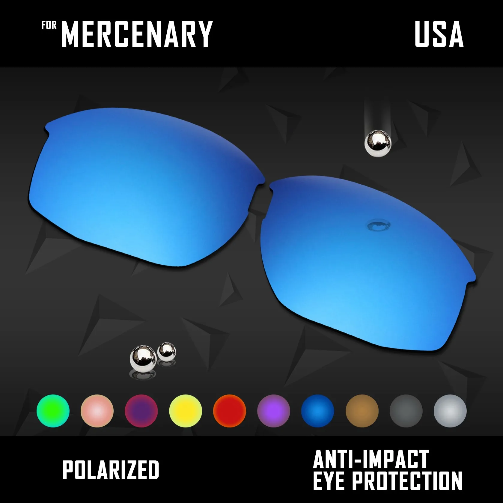 Сменные линзы OOWLIT для солнцезащитных очков Oakley Mercenary OO9424, поляризационные, разноцветные
Сменные линзы OOWLIT для солнцезащитных очков Oakley Mercenary OO9424, поляризационные, разноцветные