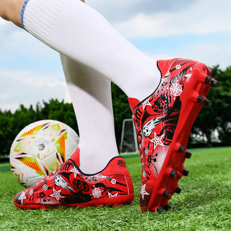 Summer New Arrival Chunky Stud Football Boots for Youth & Adults - Long Stud Competition & Grass Training Shoes
Summer New Arrival Chunky Stud Football Boots for Youth & Adults - Long Stud Competition & Grass Training Shoes