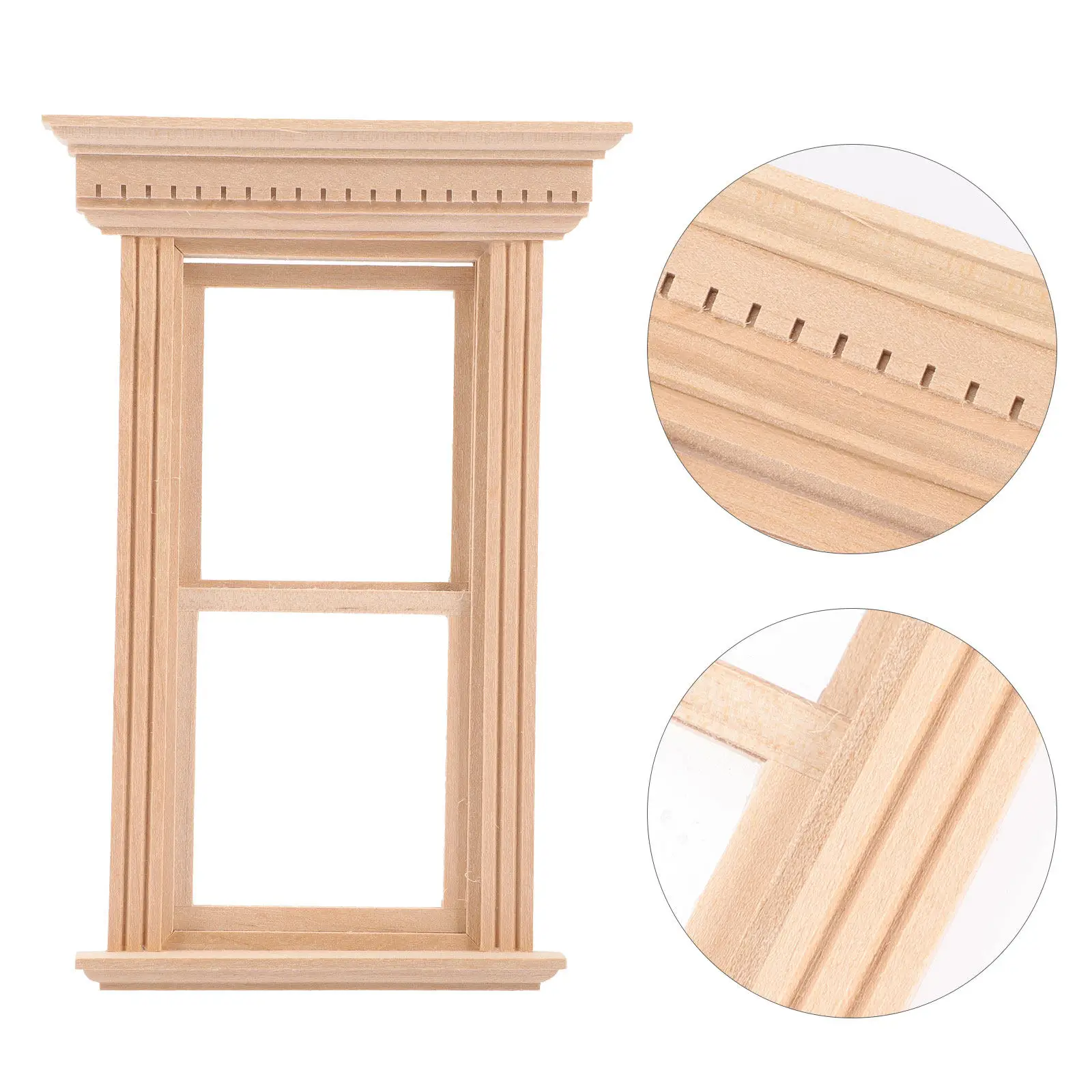 Миниатюрный деревянный комплект оконной рамы для кукольного домика, неокрашенный, заготовка для декоративного украшения, для декора миниатюрных домиков и в качестве реквизита для фото.
Миниатюрный деревянный комплект оконной рамы для кукольного домика, неокрашенный, заготовка для декоративного украшения, для декора миниатюрных домиков и в качестве реквизита для фото.