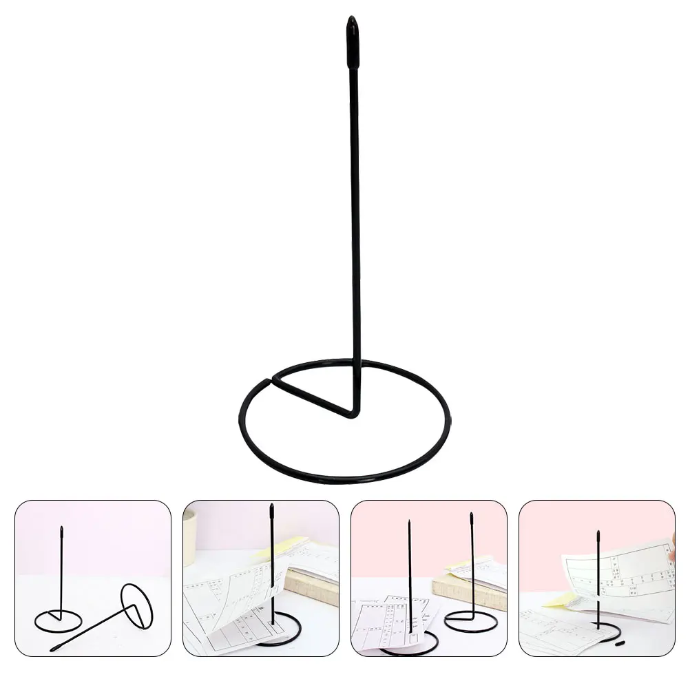1pcs Receipt Storage Holder Desk Organizer Note Spike Restaurant Paper Non-slip -resistant Rust-proof Compact
1pcs Receipt Storage Holder Desk Organizer Note Spike Restaurant Paper Non-slip -resistant Rust-proof Compact