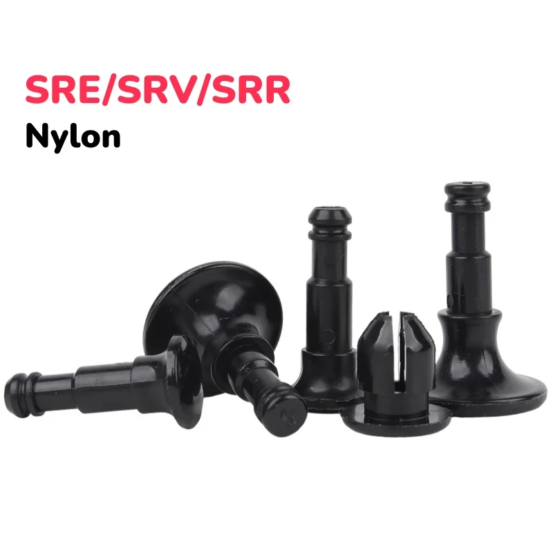 SRE/SRV/SRR Board Fasteners Black Nylon Rivet Fasteners Detachable Male-Female Rivet Fasteners
SRE/SRV/SRR Board Fasteners Black Nylon Rivet Fasteners Detachable Male-Female Rivet Fasteners
