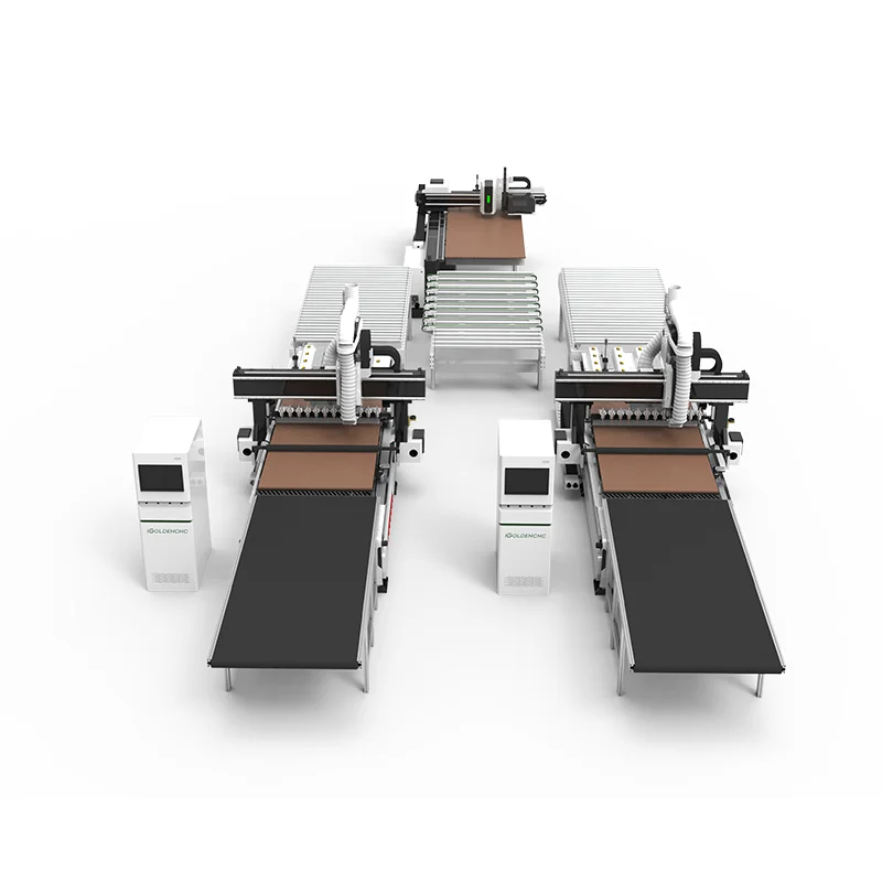 Automatic Roller Conveyor Production Line 1 To 2 CNC Cutting Machine for Panel Furniture Manufacturing
Automatic Roller Conveyor Production Line 1 To 2 CNC Cutting Machine for Panel Furniture Manufacturing