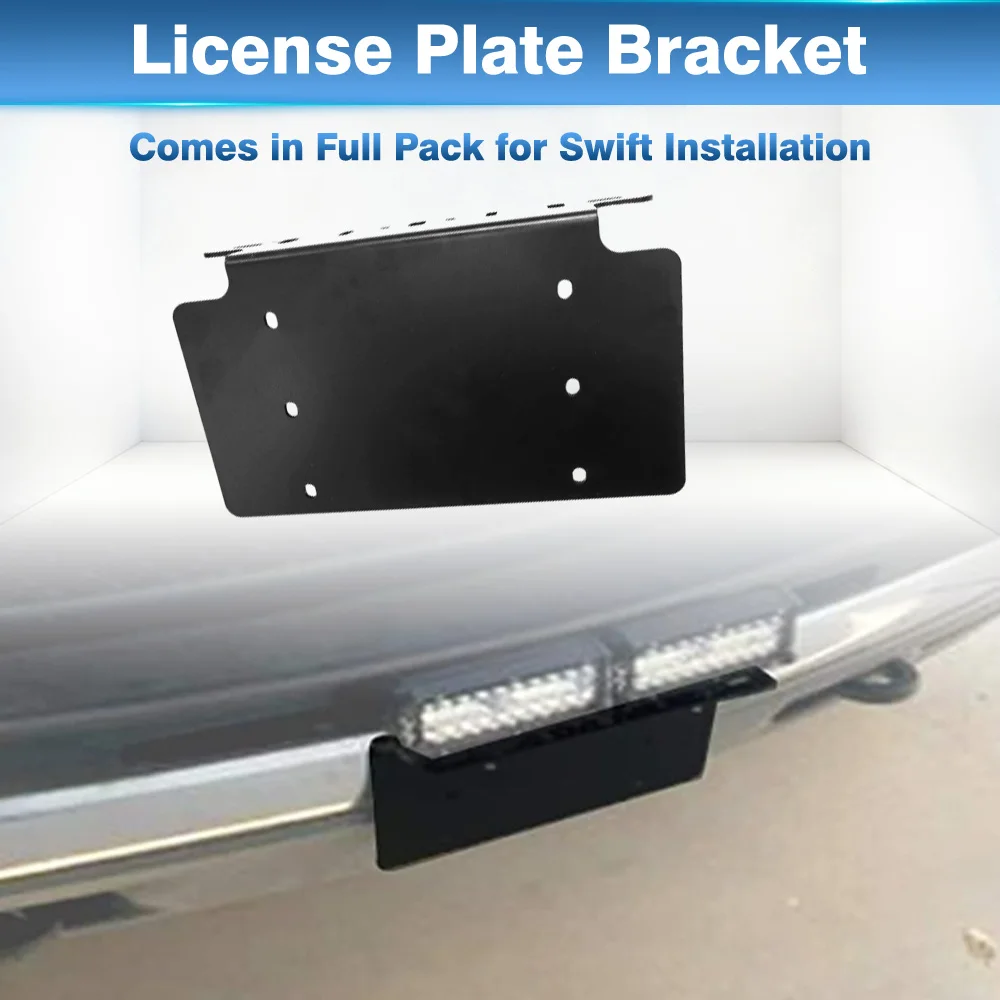 Universal Front Bumper License Plate Mount Bracket Relocator Holder For Off Road Car Accessories
Universal Front Bumper License Plate Mount Bracket Relocator Holder For Off Road Car Accessories